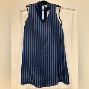 Choker Collar Sleeveless Dress - Size Medium